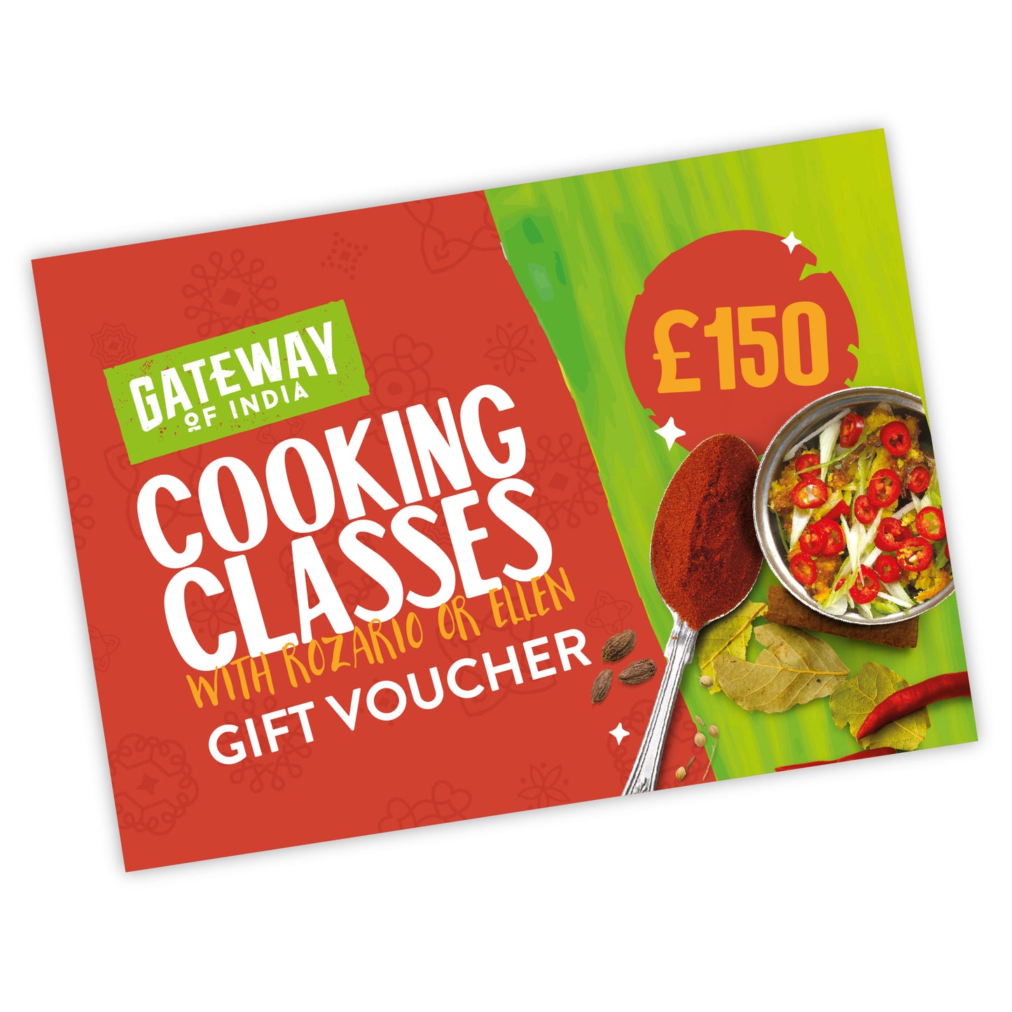 Cookery Class Gift Voucher